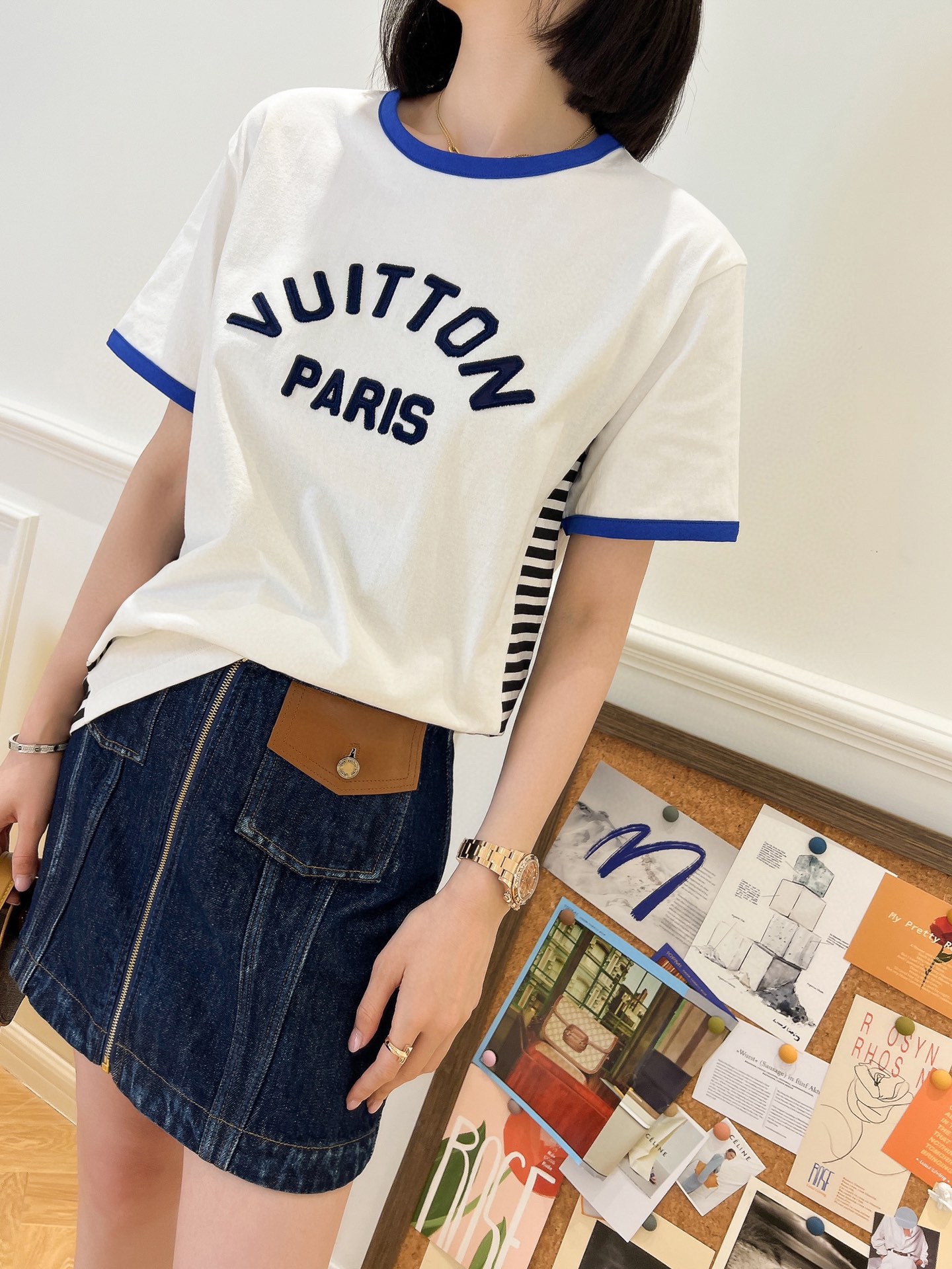 人気セールHOT ノーティカ tシャツ コーデコピー 純綿 トップス 短袖 プリント シンプル レディース ホワイト_4