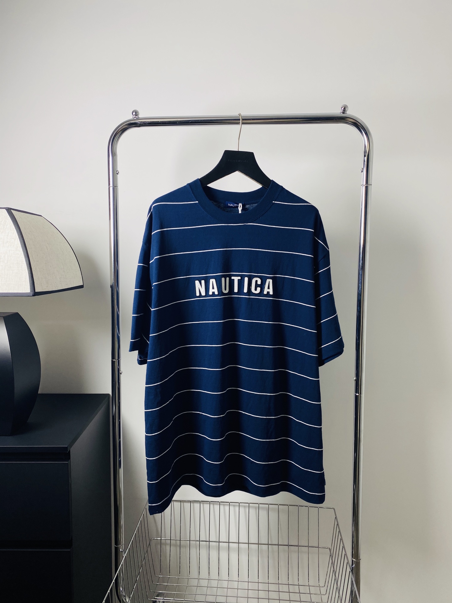 ノーティカ 半袖シャツスーパーコピー 純綿 人気tシャツ トップス 短袖 縞 ゆったり 品質保証 シンプル 男女兼用 4色可選_4