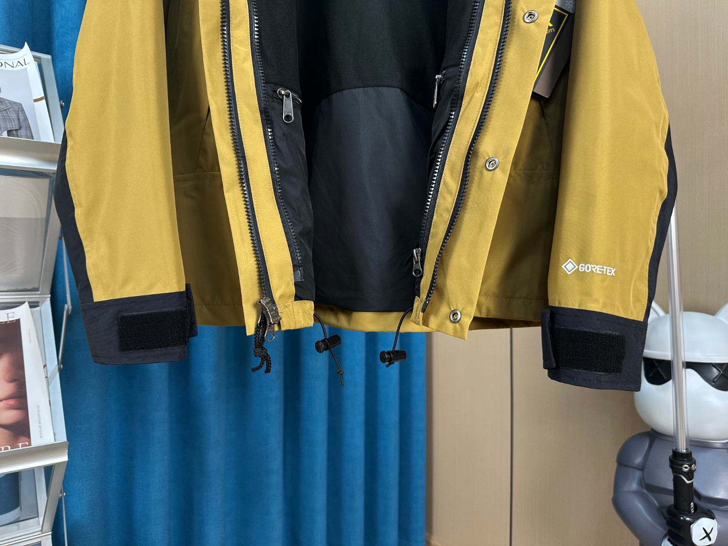 TNFザノースフェイス 中綿ジャケットコピー アウター トップス ストームジャケット 大人気 防水 防風 フード付き 運動 イエロー_9