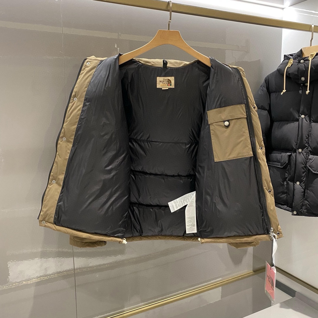 TNF着心地が良い ダウンジャケットのダウンとは偽物 軽量 アウター トップス 暖かい 保温 ファッション 大人気 男女兼用 2色可選 ブラウン_8