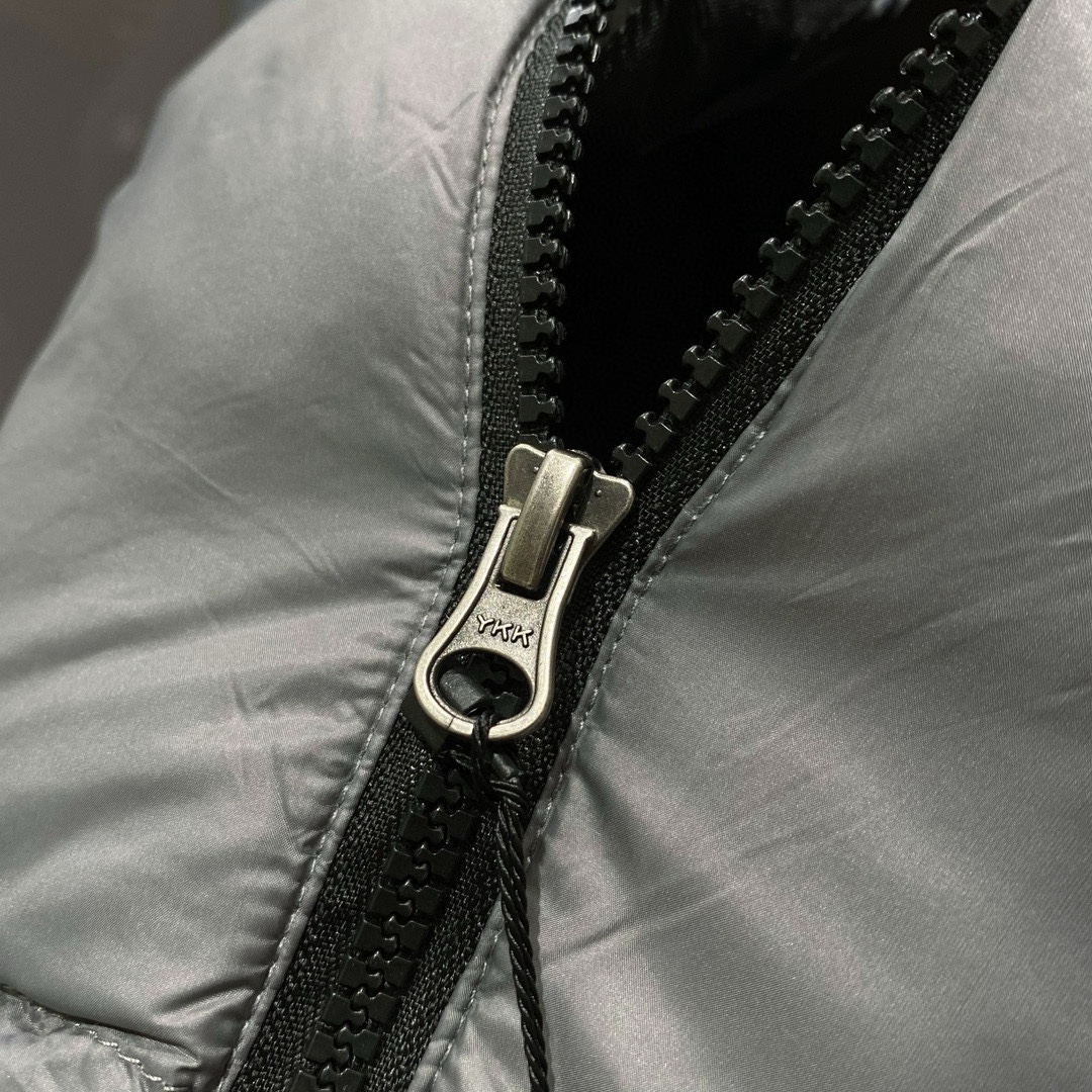 the north face マウンテンダウンジャケット サイズ感コピー 軽量 アウター トップス 暖かい 保温 ファッション 大人気 ハイネック グレイ_7