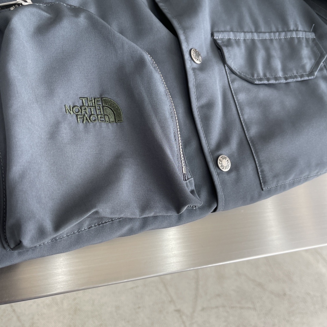 TNFノースフェイスのジャケット激安通販 アウター トップス ポケット付き 秋冬新作 ゆったり 新商品! ブルー_3