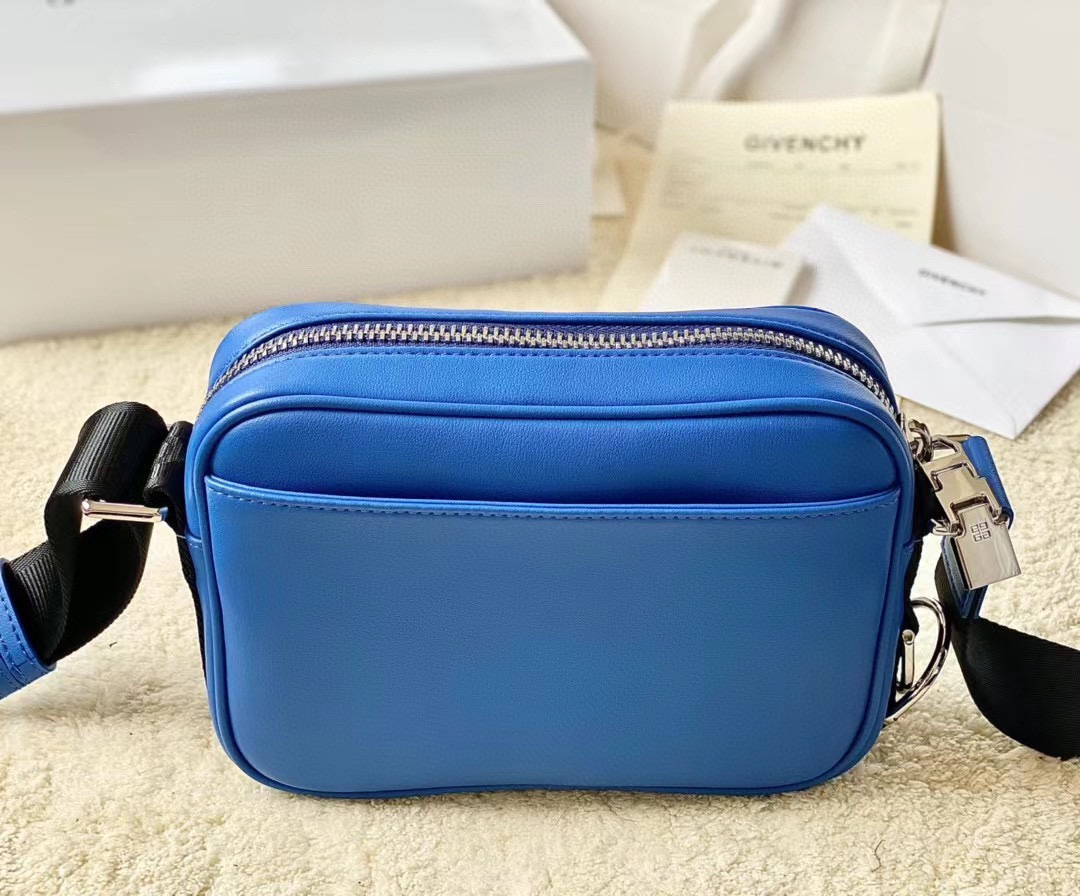 ジバンシィキッズｎ級品 斜め掛け カメラバッグ  レザー 男女兼用 ショルダーストラップが調整できる 多色可選 ブルー_5