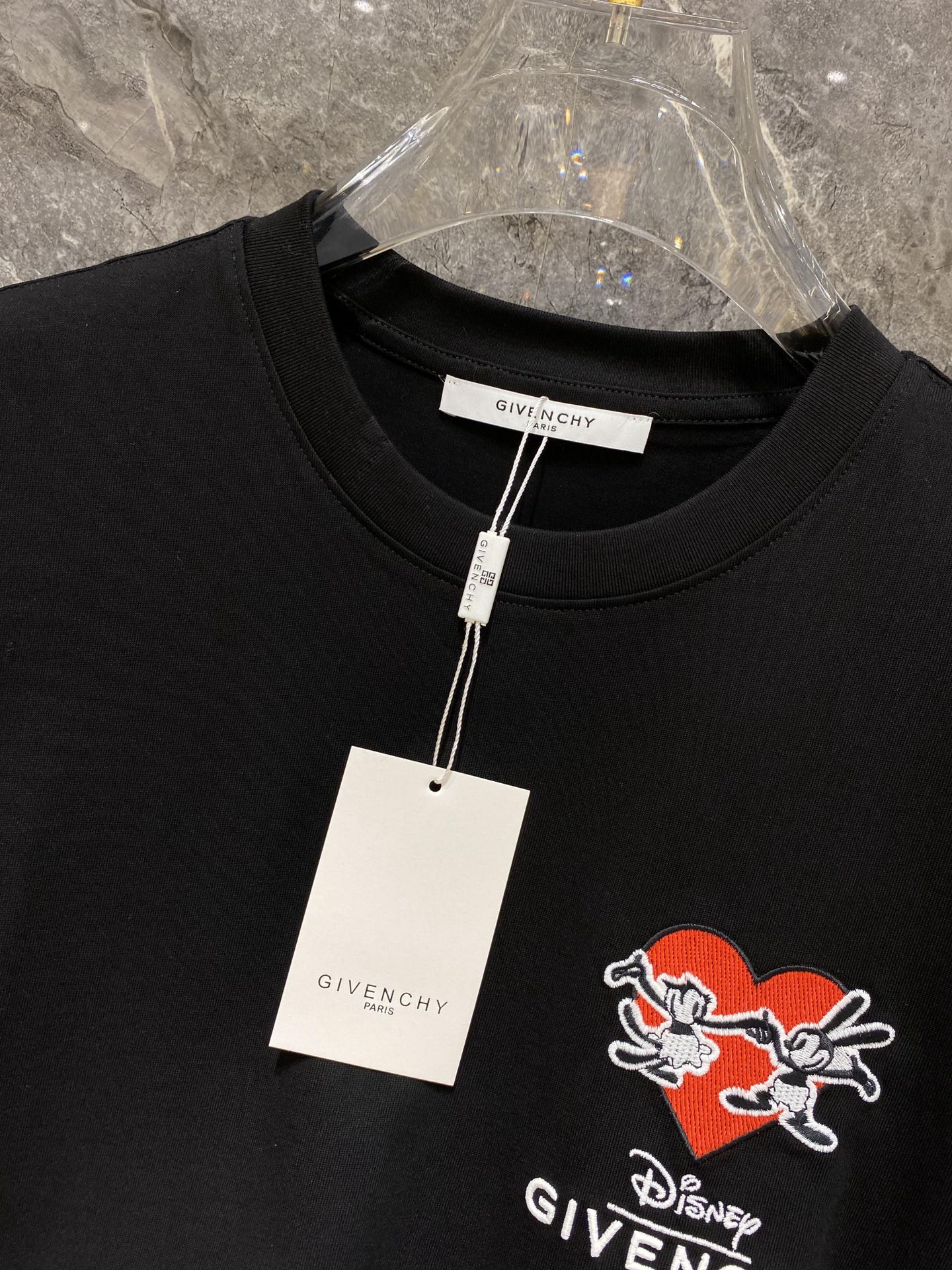 ジバンシィtシャツスーパーコピー 人気新作 トップス  純綿 柔らかい 短袖 ハットプリント 刺繍 2色可選 ブラック_8