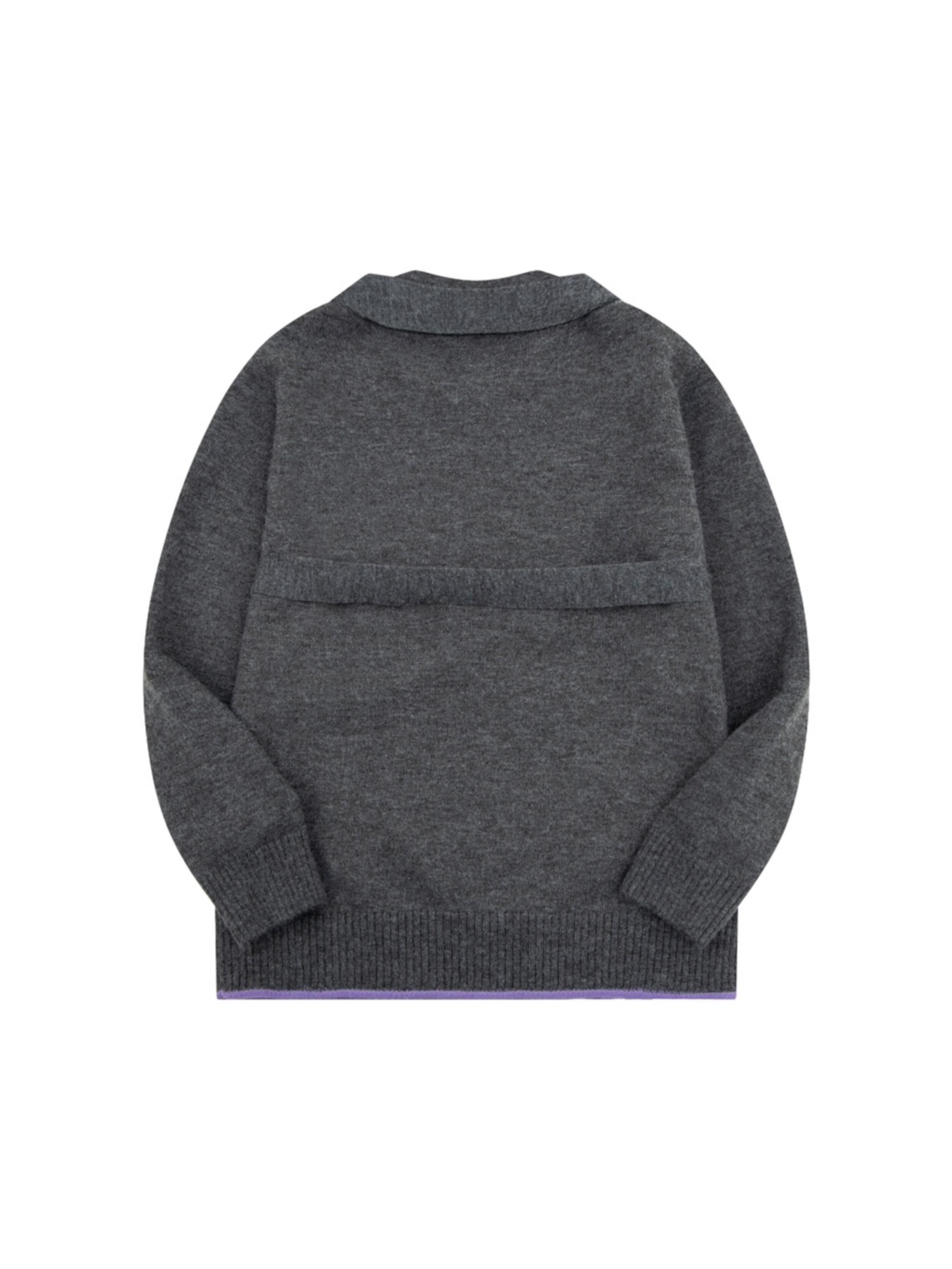 爆買い大得価 ジバンシィ ルックコピー 暖かい ウール 冬服 厚い セーター ニットトップス シンプル 人気定番 グレイ_1