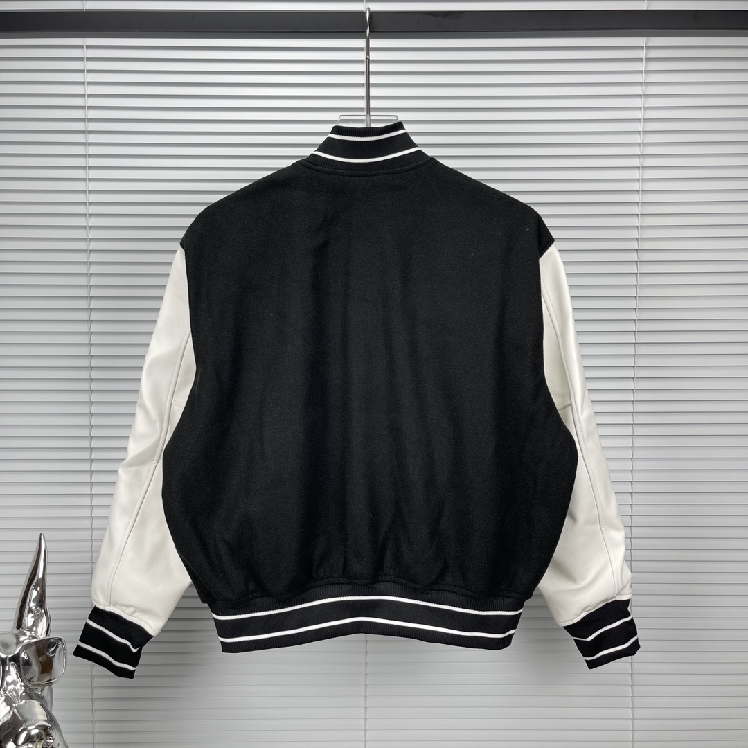 ジバンシィ コートスーパーコピー 暖かいトップス 野球服 ジャケット 厚い ロゴプリント ランニング カップル 2色可選 ブラック_2