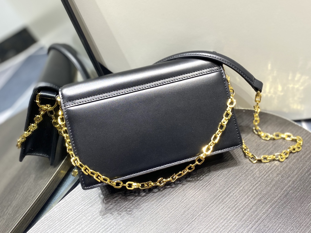 ジバンシィバック激安通販 チェーンハンドバッグ 斜め掛けバッグ 男女兼用 レザー ゴールドバックル 多色可選 ブラック_6