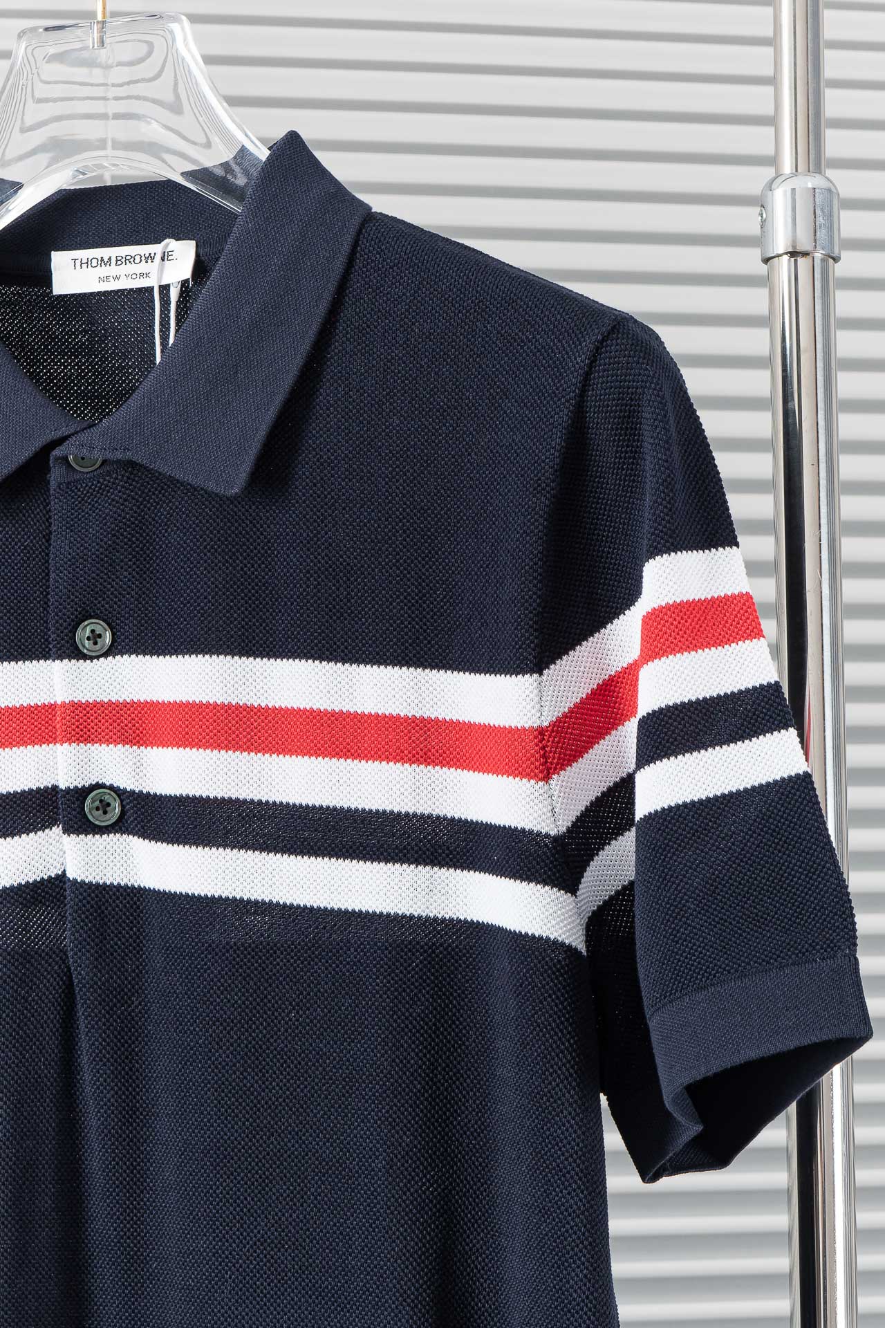 激安通販のトム・ブラウン polo偽物 メンズポロシャツ_3
