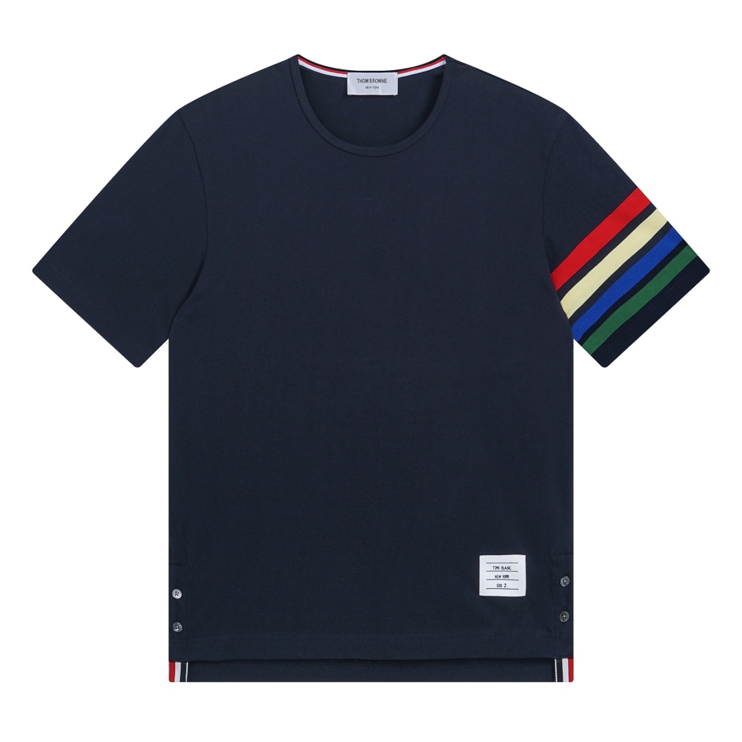 春冬新登場のトム・ブラウン半袖Tシャツスーパーコピー クラシックな織り_1