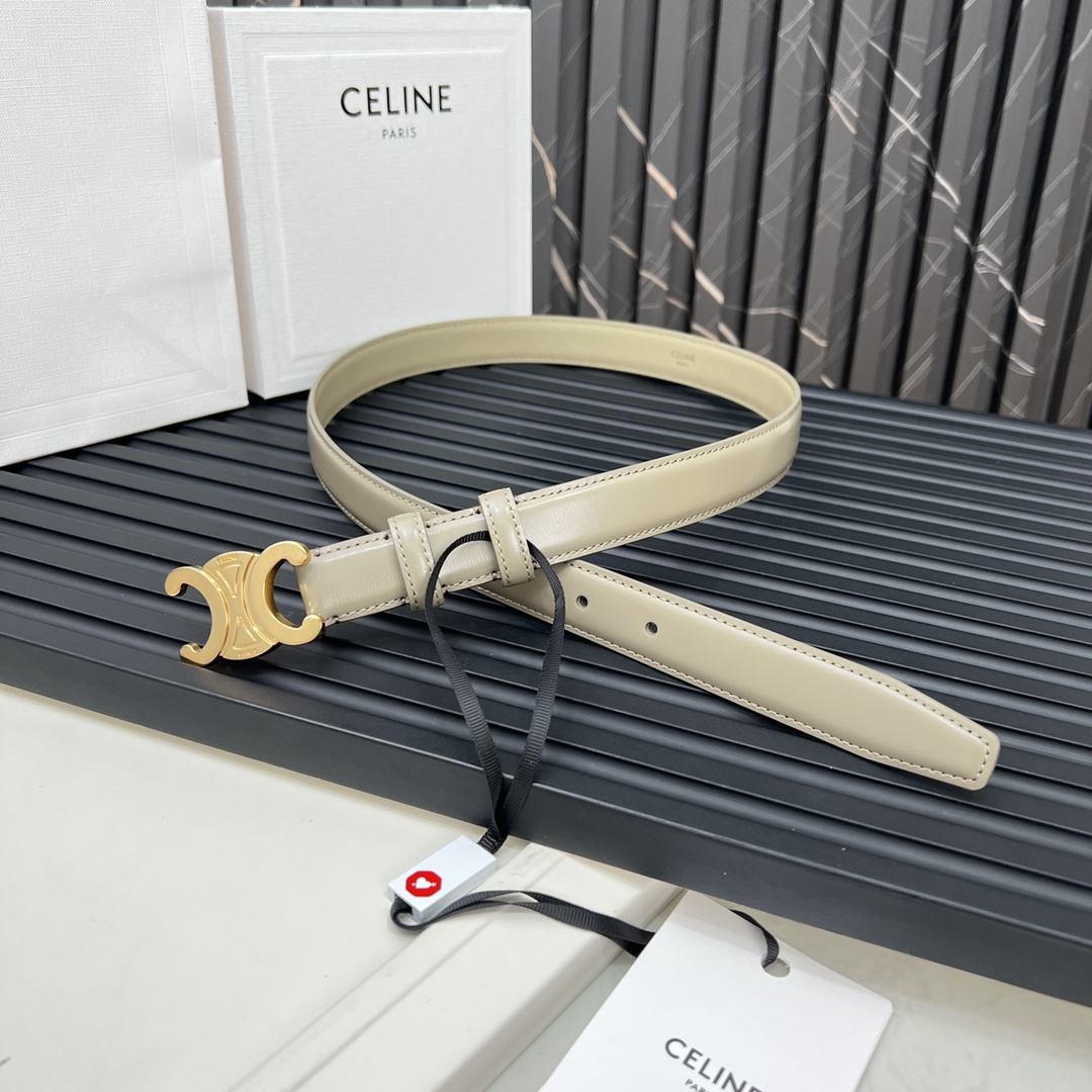 セリーヌ レベルｎ級品 牛革 パンチング レディース プレゼント レザー レディース ビジネス ゴールドバックル グレイ_4