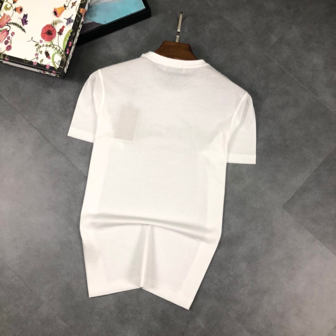 爆買い大得価 ディー スクエアー ド t シャツ 公式スーパーコピー ド 公式コピー シンプル トップス 純綿 品質保証 短袖 2色可選_5