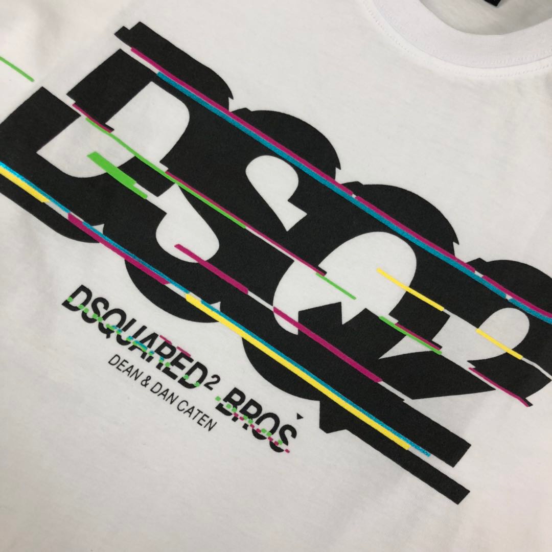 爆買い大得価 ディー スクエアー ド t シャツ 公式スーパーコピー ド 公式コピー シンプル トップス 純綿 品質保証 短袖 2色可選_8