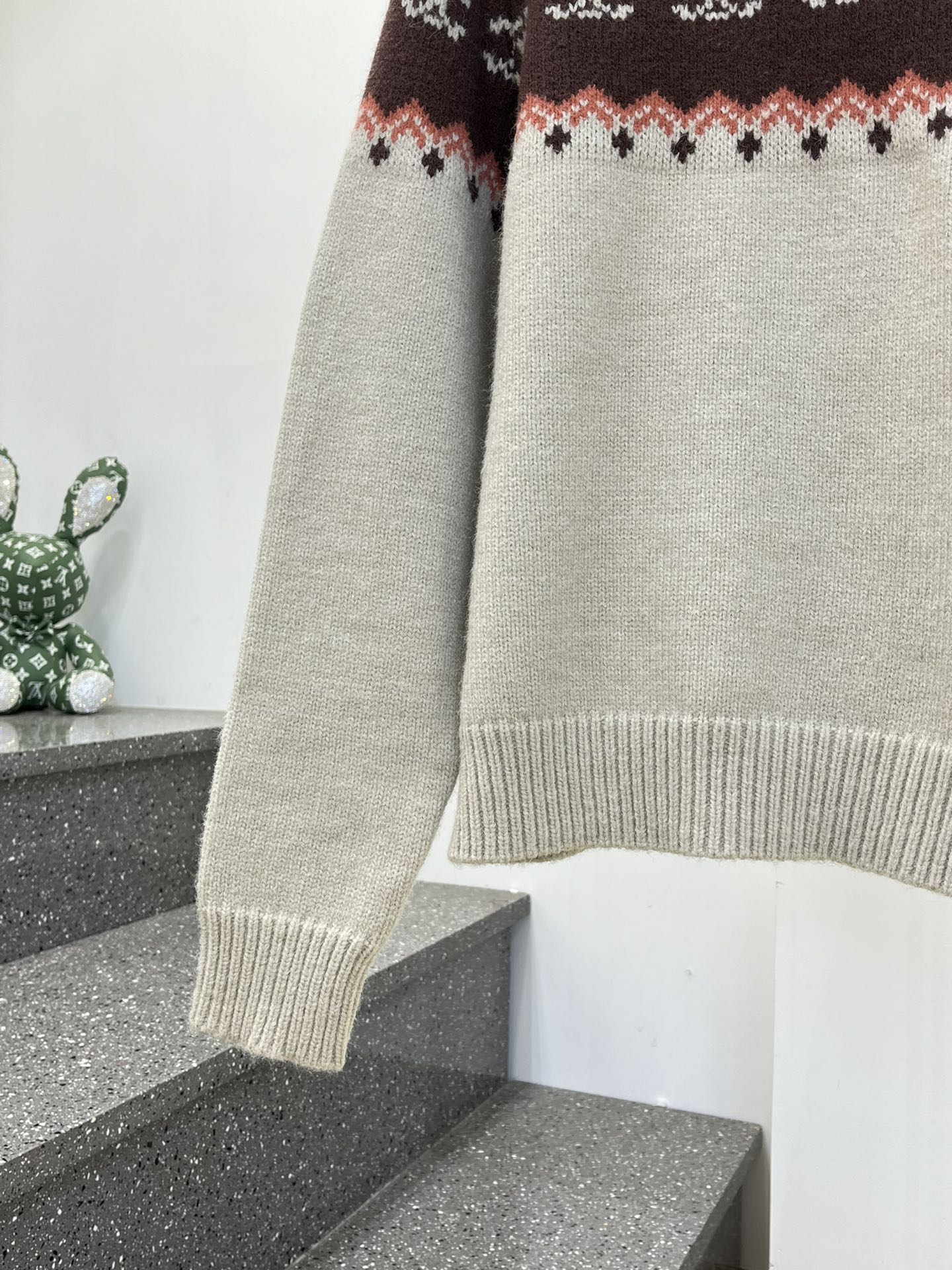 抜群な存在感 セリーヌ カシミヤ ニット激安通販 トップス 厚い セーター 暖かい 秋冬服 流行 ホワイト_5