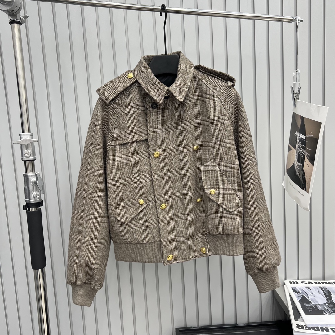 限定セール低価 セリーヌ スペンサージャケットｎ級品 暖かい トップス アウター シンプル ファッション グレイ_1