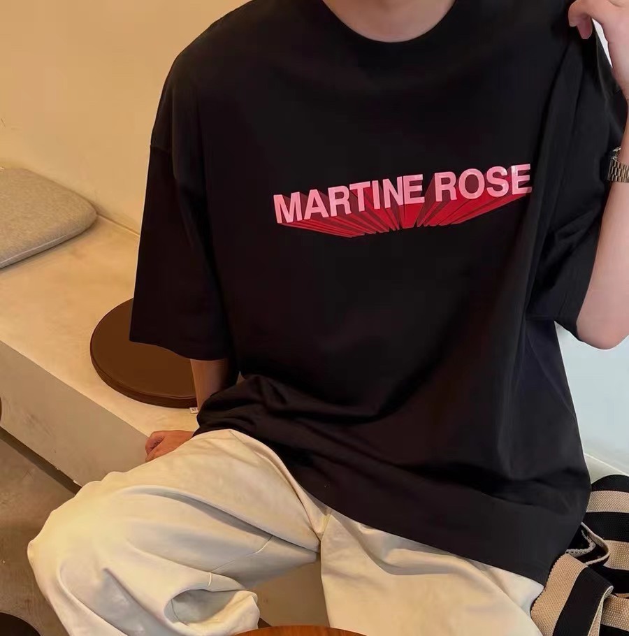 激安大特価最新作のマーティンローズ tシャツｎ級品 純綿 トップス ファッション 短袖 プリント 人気品 ブラック_4