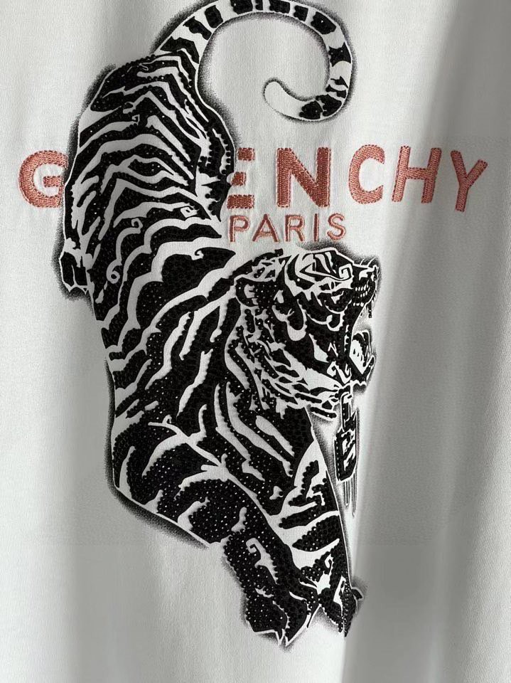 ジバンシィ ティーシャツコピー トップス 純綿 半袖 タイガープリント 柔らかい ファッション Tシャツ 2色可選_8