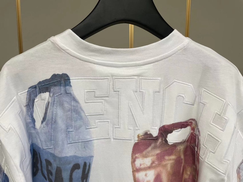 春夏人気セール安い ジバンシィ tシャツ レディース偽物トップス 純綿 短袖 プリント 柔らかい ホワイト_2