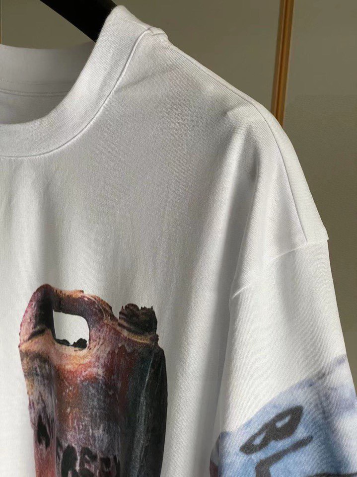 春夏人気セール安い ジバンシィ tシャツ レディース偽物トップス 純綿 短袖 プリント 柔らかい ホワイト_4