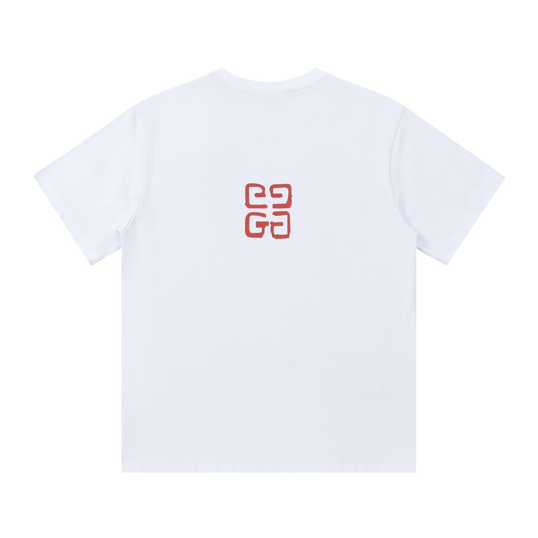 ヴェルサーチtシャツスーパーコピー トップス 純綿 短袖 Tシャツ プリント シンプル 品質保証 ファッション 2色可選 ホワイト_2