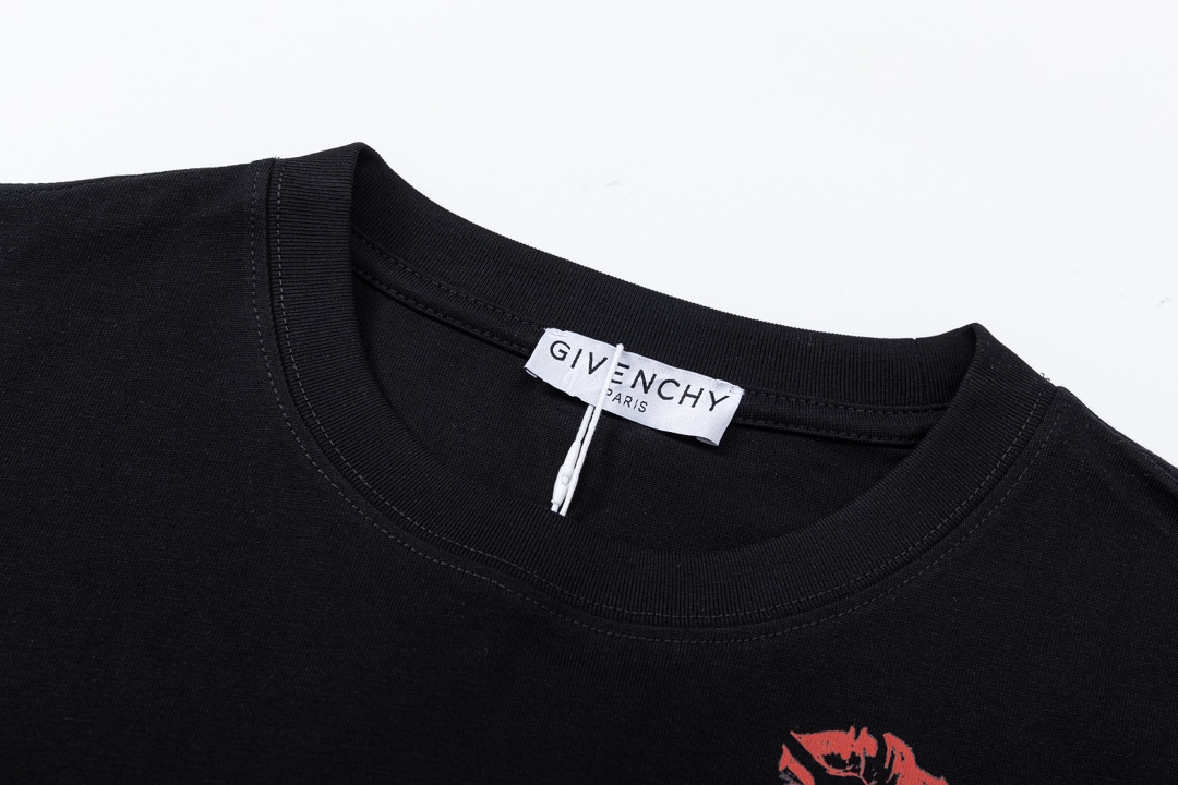 ヴェルサーチ 半袖シャツコピー トップス 純綿 短袖 Tシャツ プリント シンプル 品質保証 ファッション 2色可選 ブラック_3