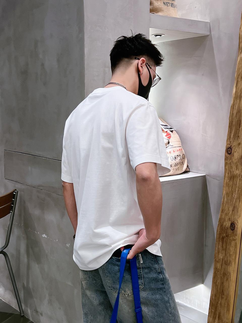 お買い得豊富な ヴェルサーチェ シャツｎ級品 純綿 トップス ファッション 短袖 シンプル プリント 人気品 ホワイト_4