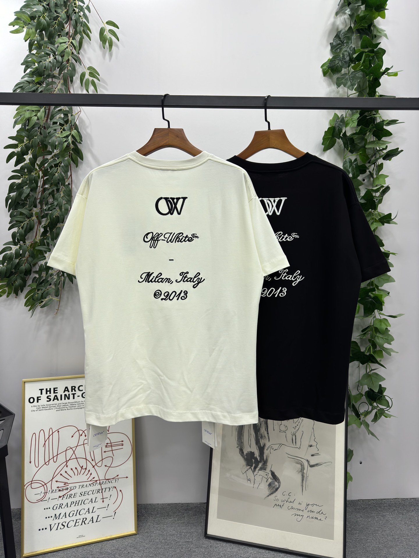 人気 定番 可愛いオフホワイト アメリカｔシャツ偽物　23番　プリント_2