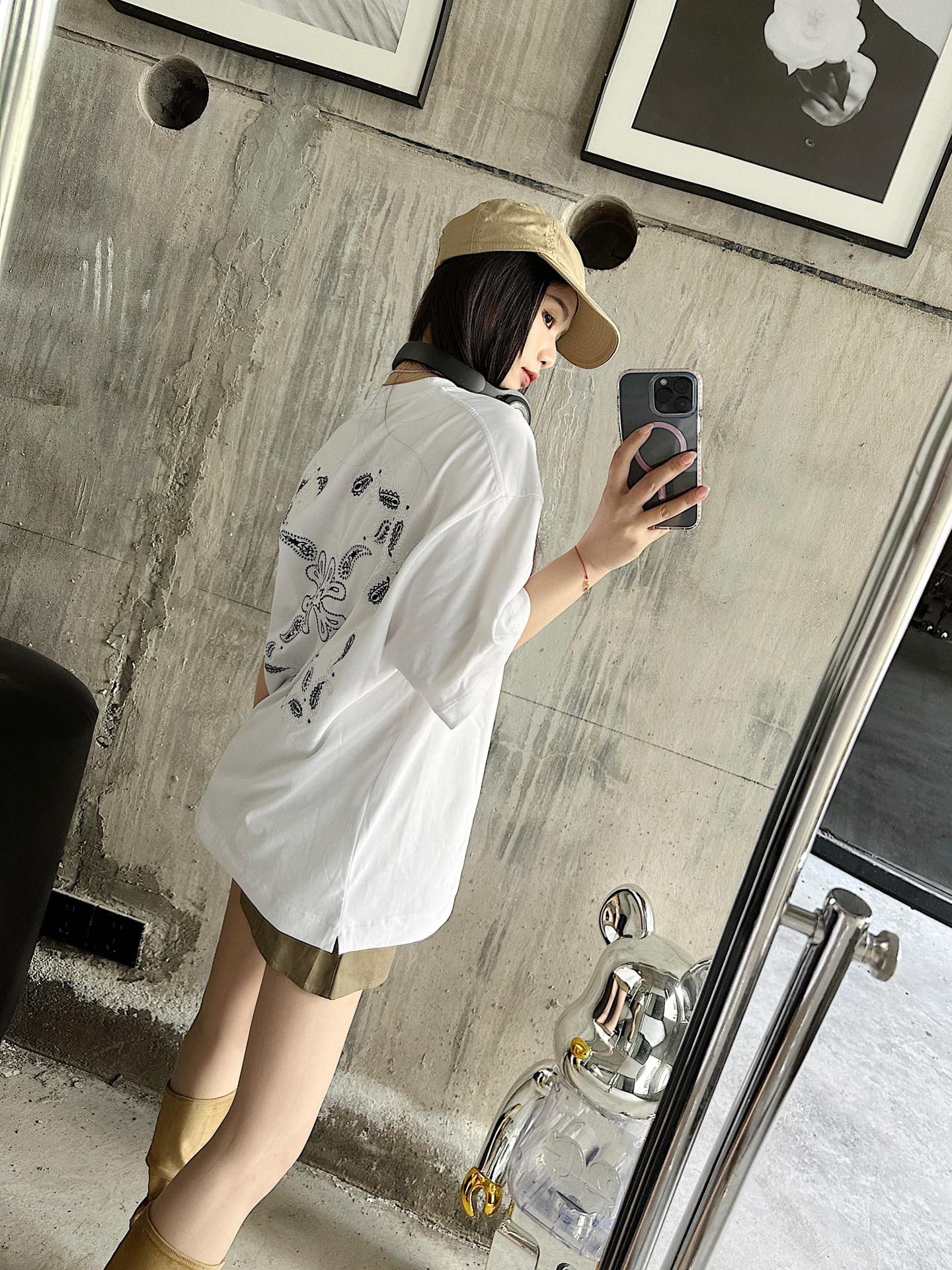 最安値 人気オフホワイト ウォレットｔシャツコピー  2024年 春夏新作 Tシャツ_6