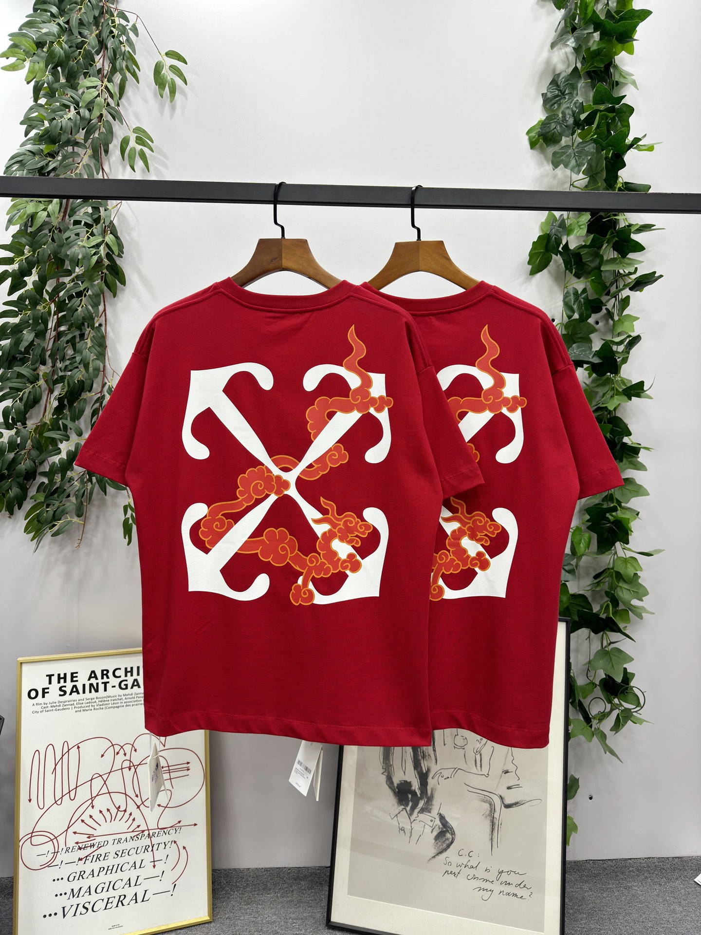 大人気個性がある雰囲気オフホワイト トップス　tシャツn級品 龍年限定版短袖　クラシック_5