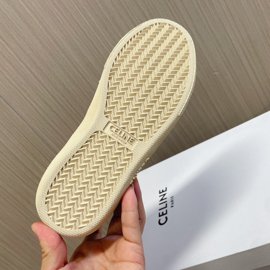 カップル新品‼セリーヌの靴偽物 スポーツシューズ スニーカー ハイカット 運動 ファッション 男女兼用 ホワイト_9