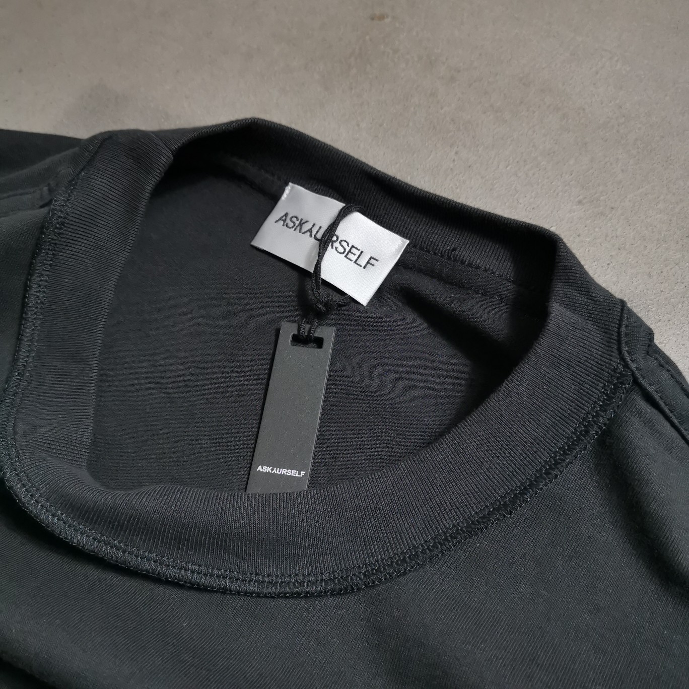 ASKYURSELF 夏服 tシャツ インナー激安通販 トップス 純綿 プリント 柔らかい 半袖 シンプル ファッション ブラック_5