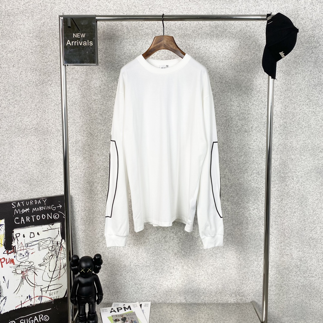 ASKYURSELF 映画 tシャツスーパーコピー 長袖 トップス 純綿 ゆったり 人気販売 ファッション 3色可選 ホワイト_4