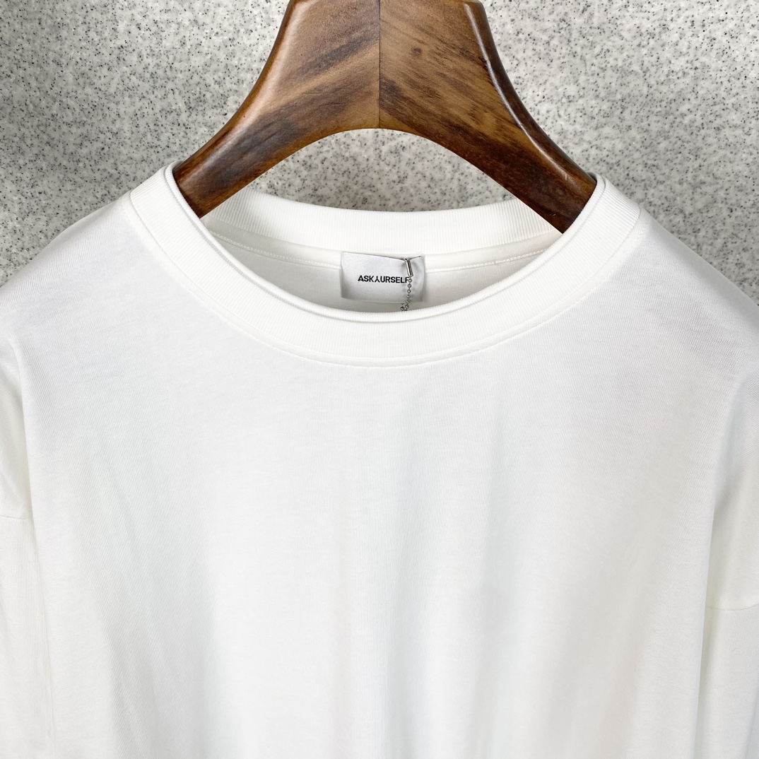ASKYURSELF 映画 tシャツスーパーコピー 長袖 トップス 純綿 ゆったり 人気販売 ファッション 3色可選 ホワイト_6