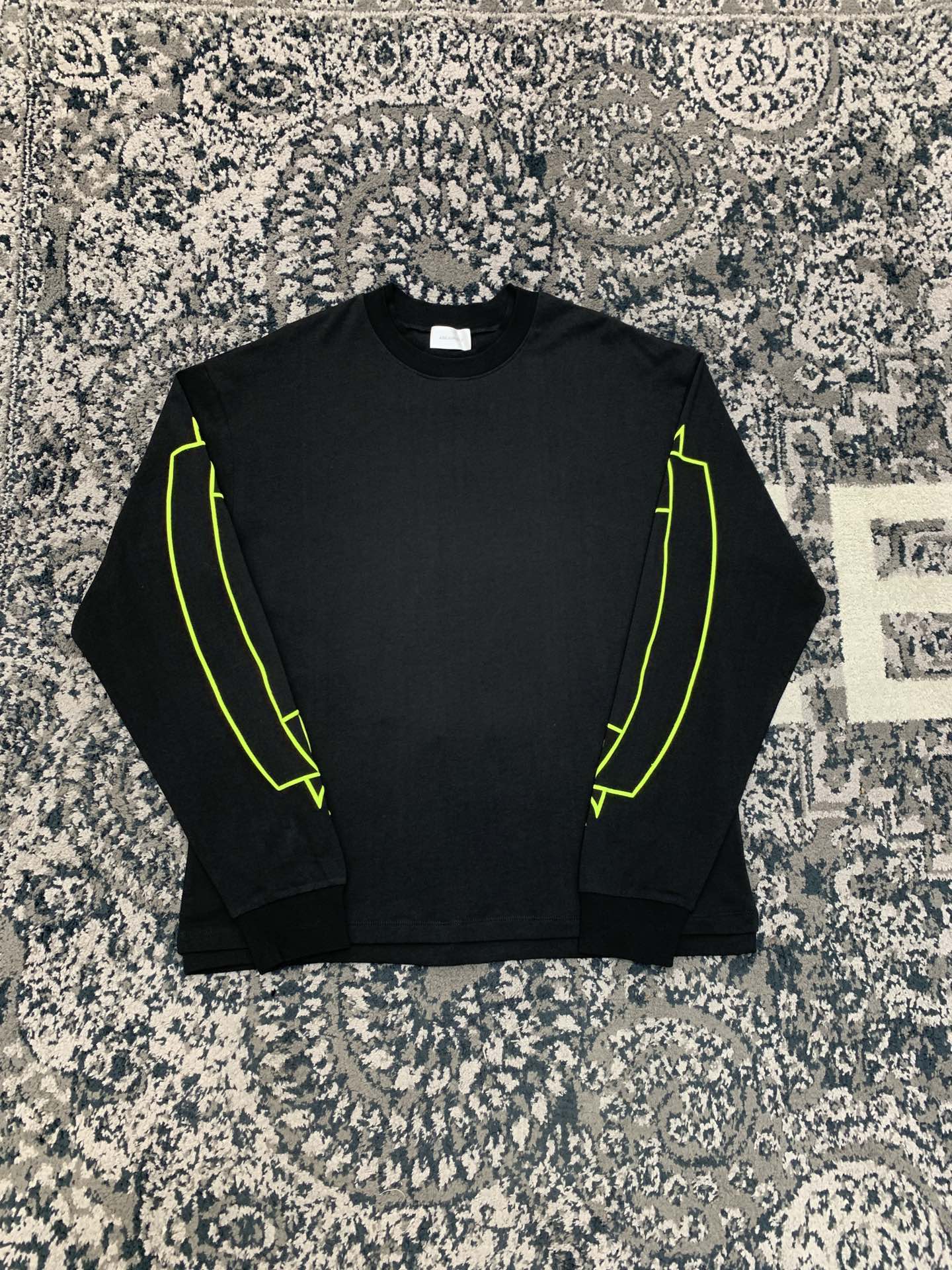 ASKYURSELF お得100%新品 tシャツ 重さコピー 長袖 トップス 純綿 ゆったり ファッション 男女兼用 ブラック_3