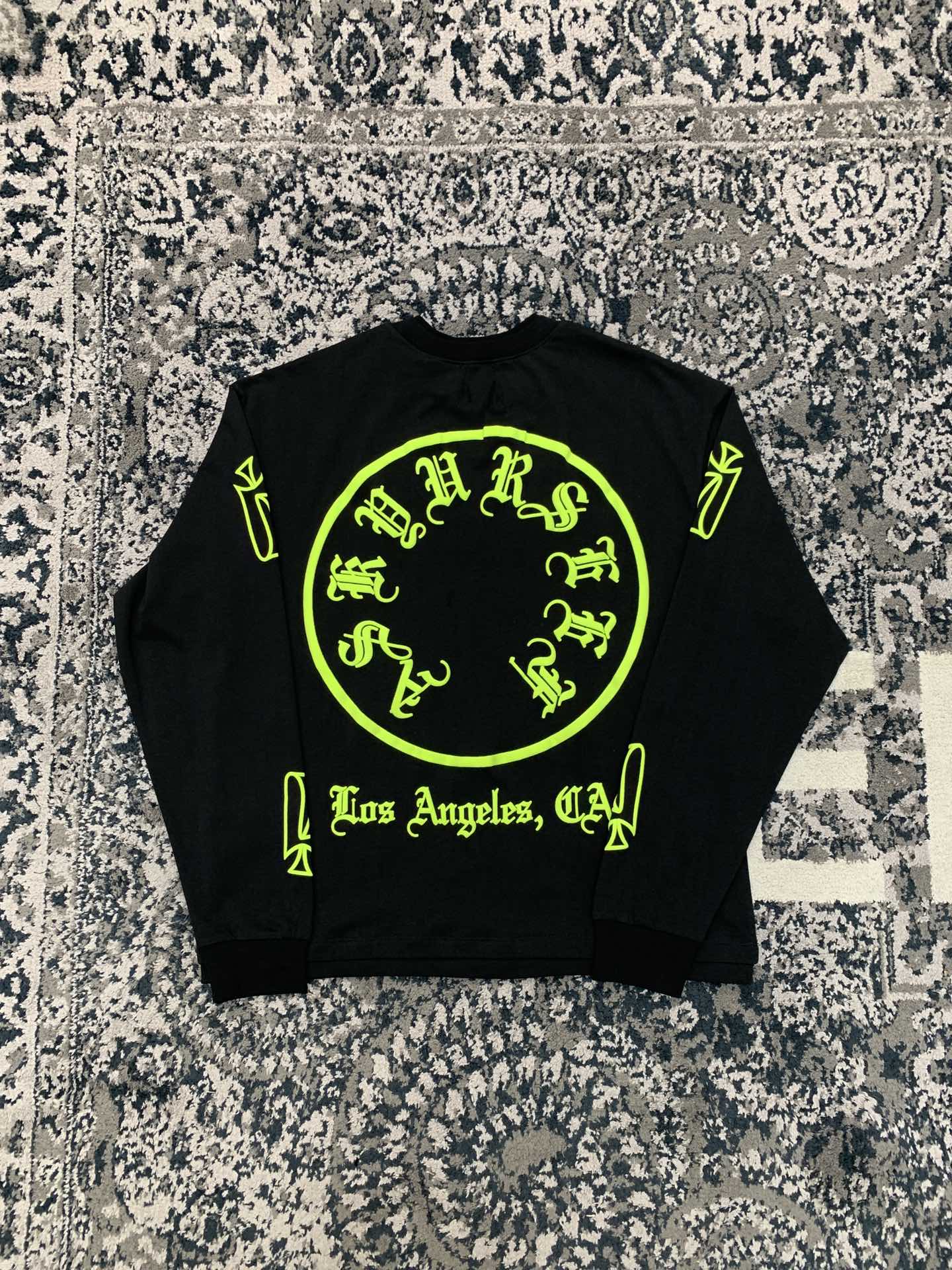 ASKYURSELF お得100%新品 tシャツ 重さコピー 長袖 トップス 純綿 ゆったり ファッション 男女兼用 ブラック_4