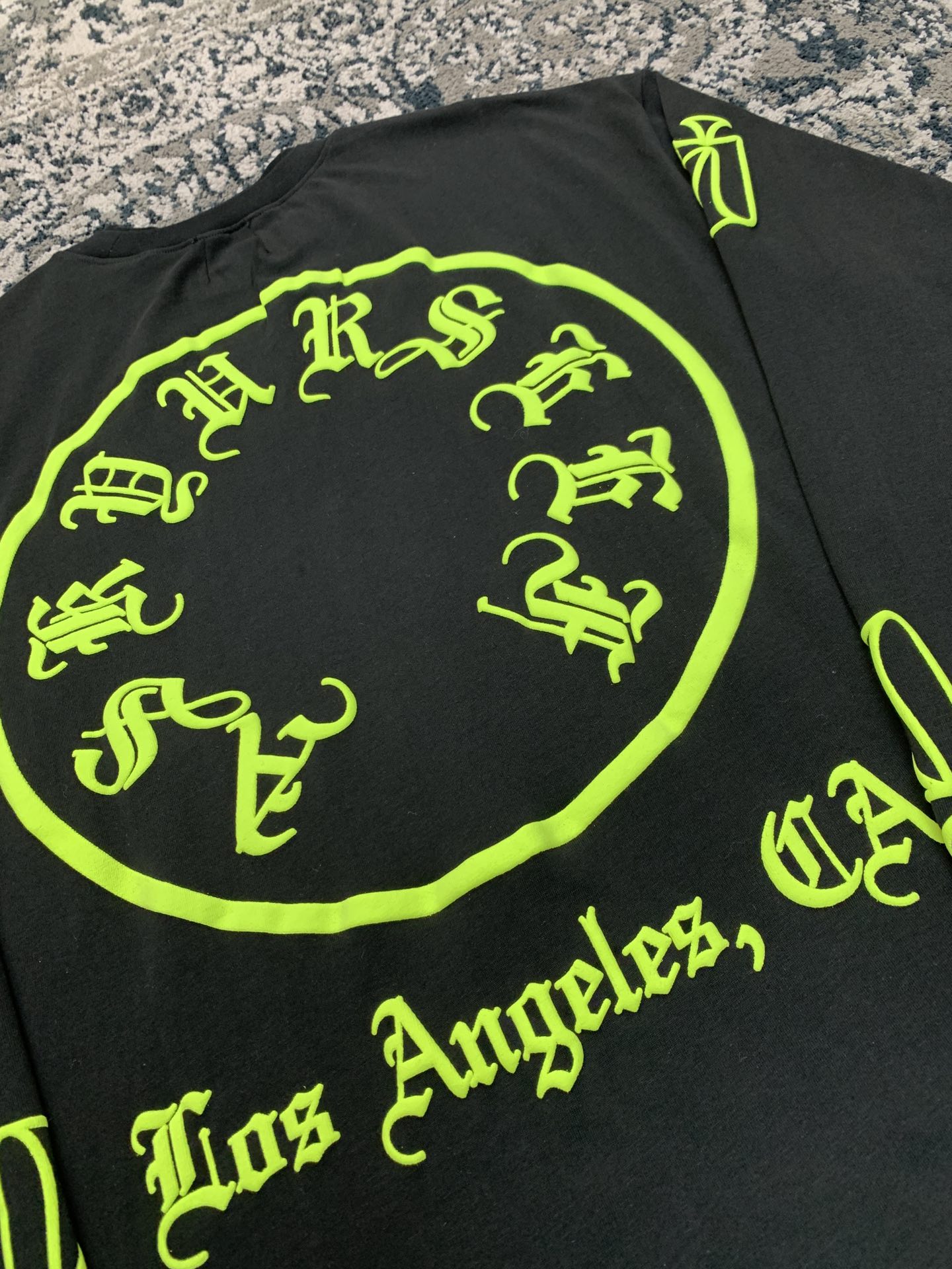 ASKYURSELF お得100%新品 tシャツ 重さコピー 長袖 トップス 純綿 ゆったり ファッション 男女兼用 ブラック_5
