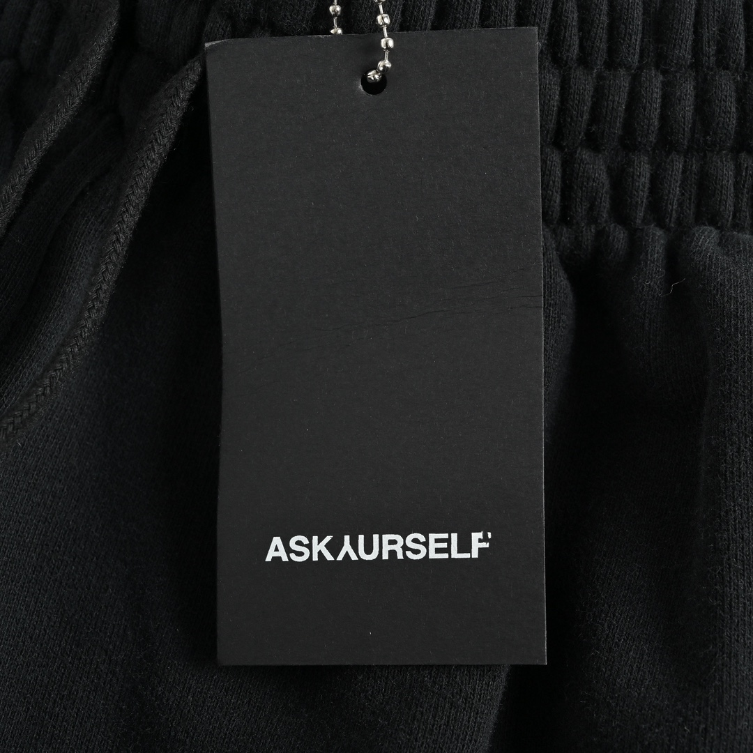 ASKYURSELF 人気定番豊富な アスクユアセルフ ブランド激安通販 夏ズボン ショットパンツ ブラック_8