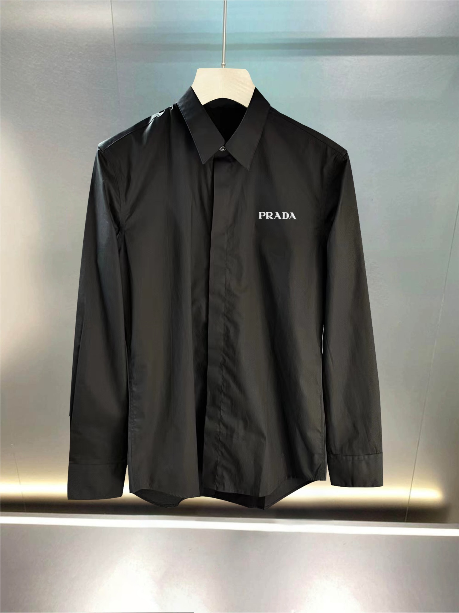 VERSACE シンプル印象になって ヴェルサーチェ 服偽物 長袖シャツ ビジネス トップス 純綿 ゆったり 高級品 2色可選_3