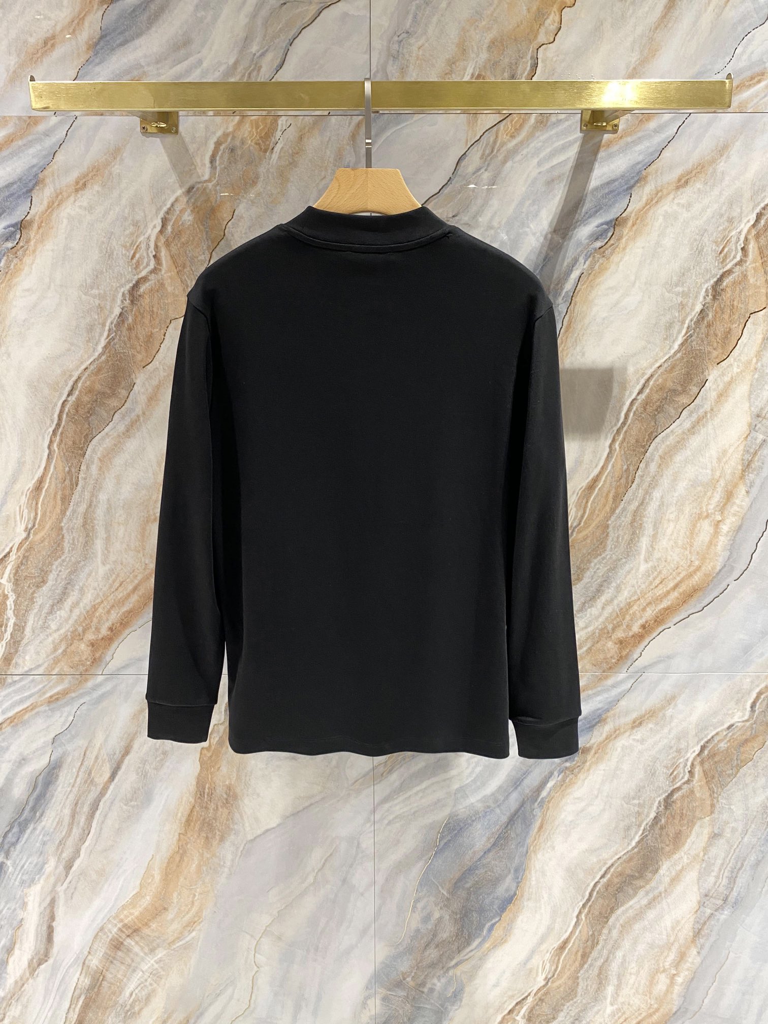 VERSACE 人気新作 ヴェルサーチティシャツｎ級品 長袖Tシャツ トップス 純綿 ゆったり シンプル 3色可選 ブラック_2
