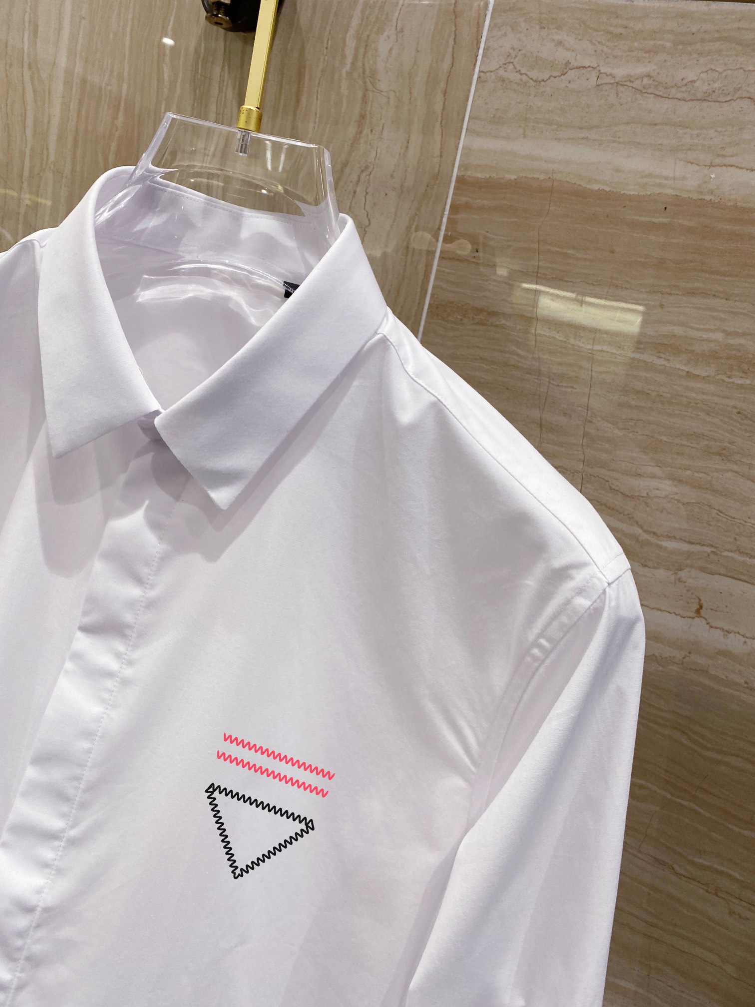 ヴェルサーチェ セットアップ偽物 シャツ トップス ビジネス 秋服 ゆったり 人気新作 シンプル 2色可選 ホワイト_4
