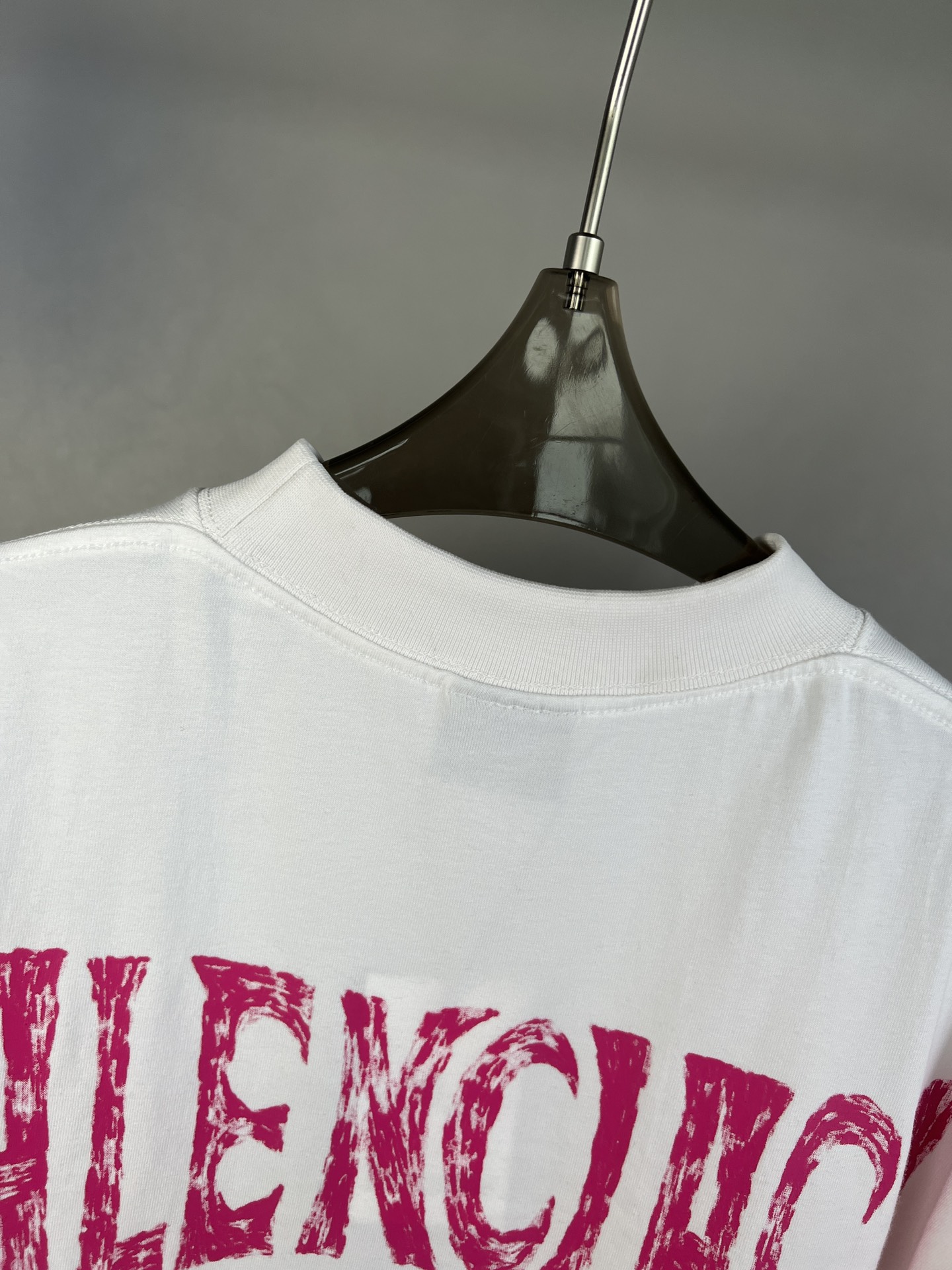 新作入荷 格安 メンズ バレンシアガ  tシャツスーパーコピー ビーチ風 手書き文字 プリント_6