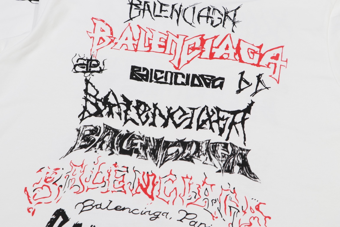 秋冬超人気 新作 バレンシアガ tシャツn級品 龍年限定  ロゴ プリント_5
