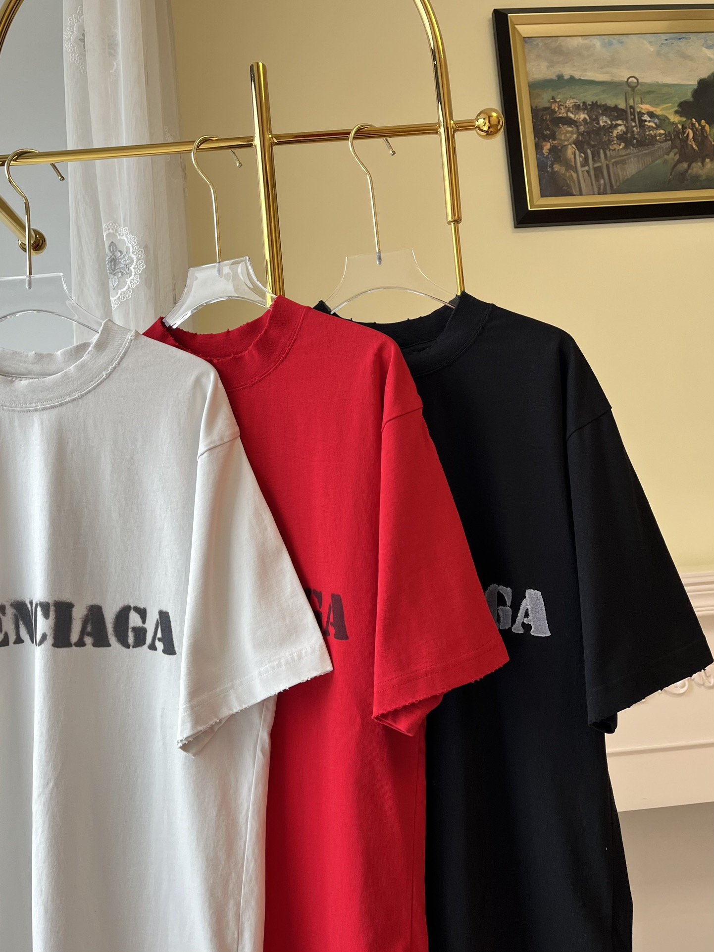 オシャレにお得100%新品 バレンシアガのtシャツ偽物_3