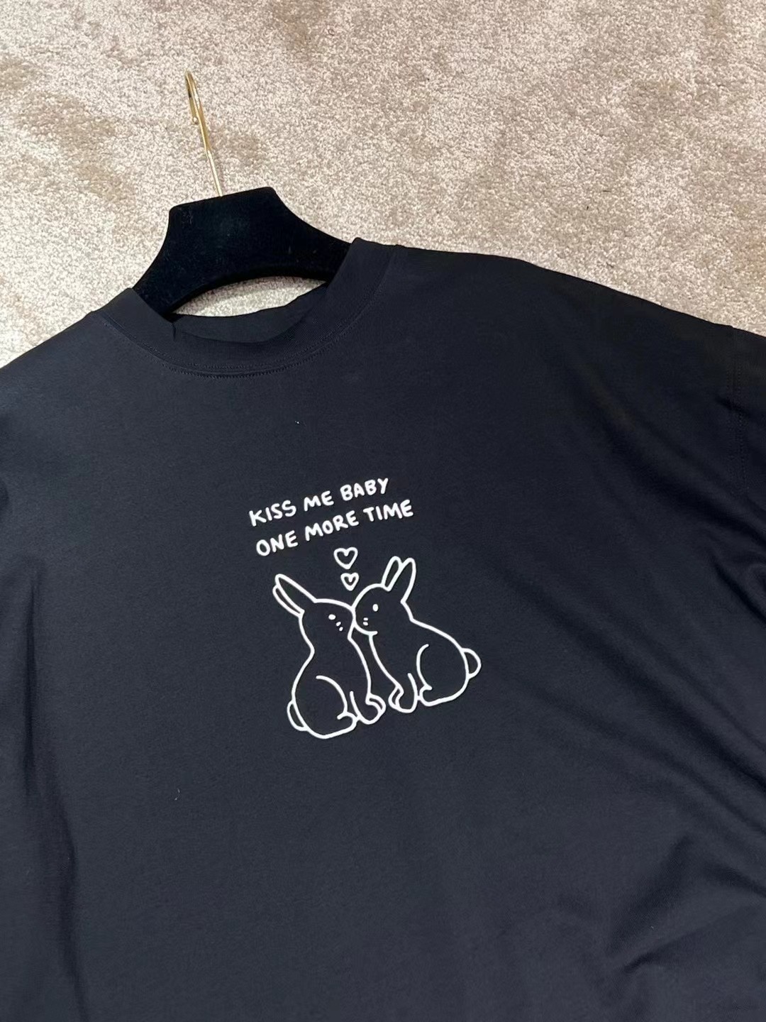 今季セール限定品 ヴェトモン tシャツ メンズ偽物 純綿 トップス 短袖 兎プリント 人気新作 ゆったり 2色可選_7
