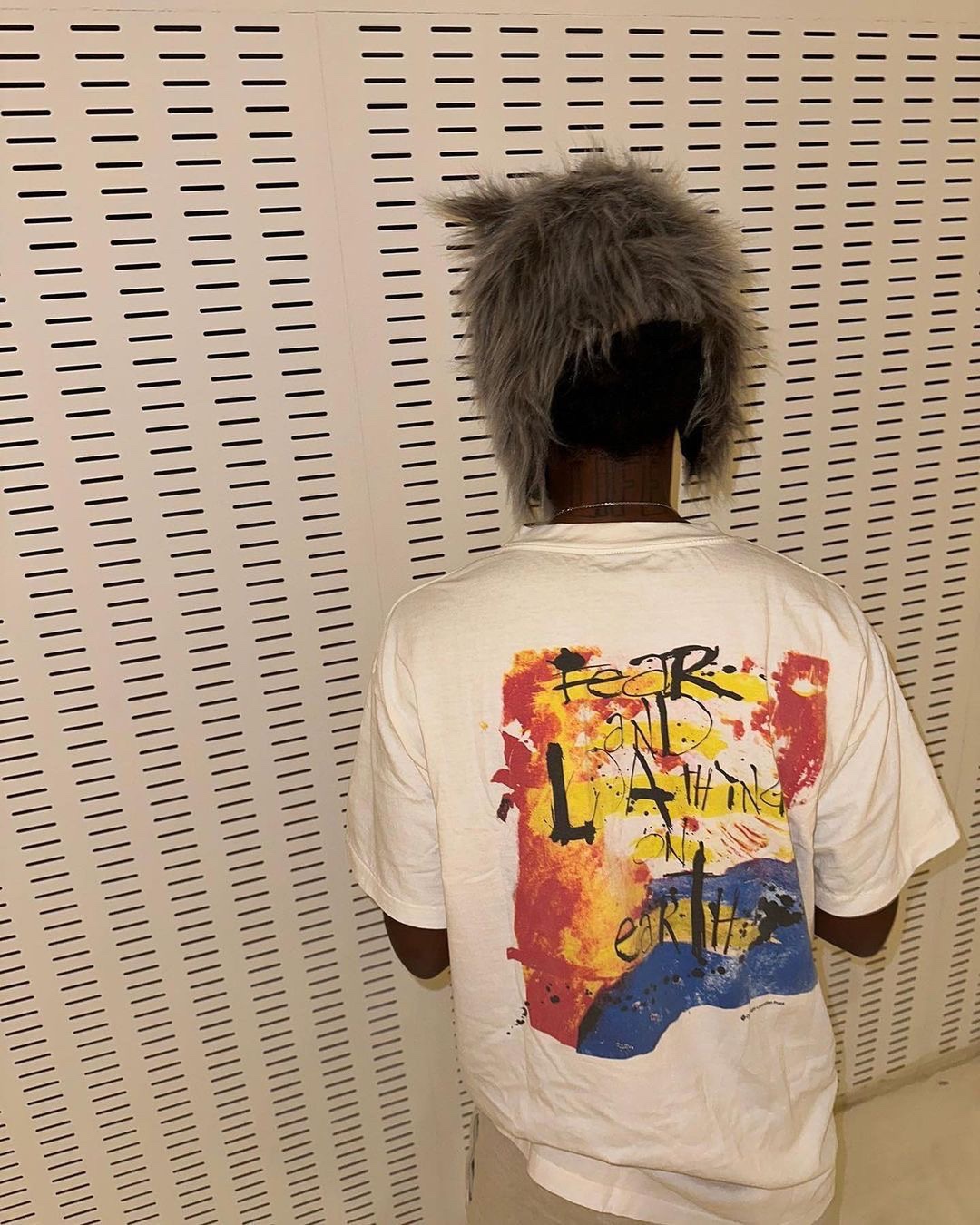 魅せる セントマイケル tシャツ メルカリコピー トップス 純綿 ピエロプリント 短袖 ファッション ホワイト_4
