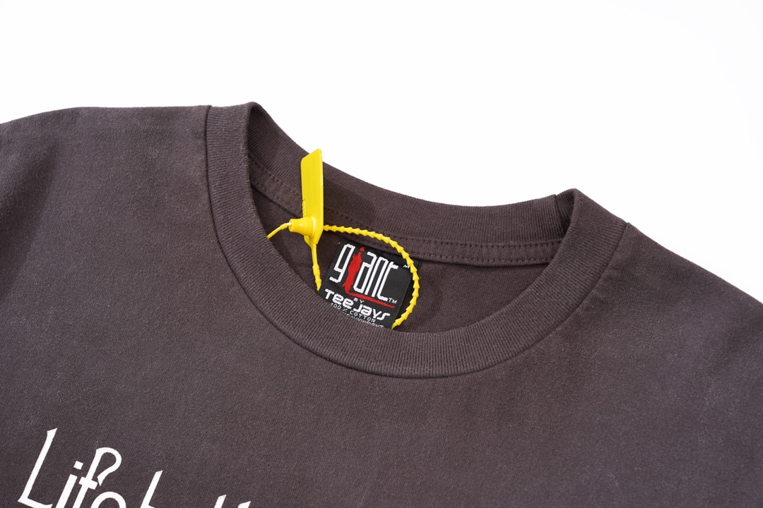 お勧め セントマイケル ヌビアンｎ級品 プリント トップス 純綿 半袖 シンプル 万能Tシャツ ブラウン_6