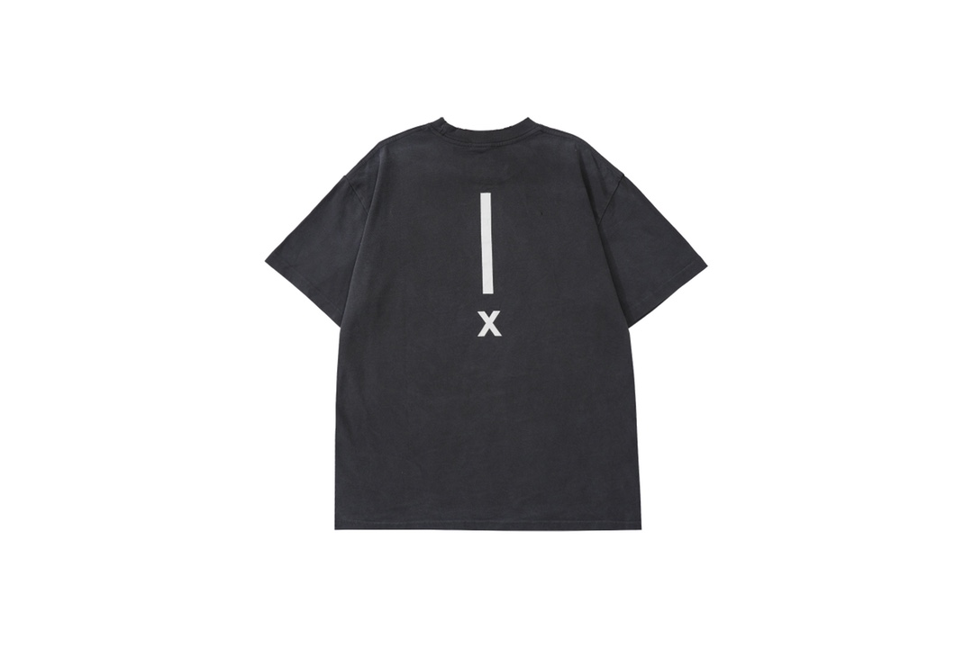 2024定番人気 セントマイケル コラボコピー プリント トップス 純綿Tシャツ 半袖 骰子プリント ブラック_2