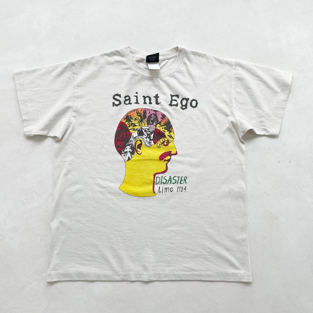 SAINTMICHAEL セントマイケル アミリ激安通販 人脳プリント 柔らかい トップス 純綿 短袖 ファッション ホワイト_11