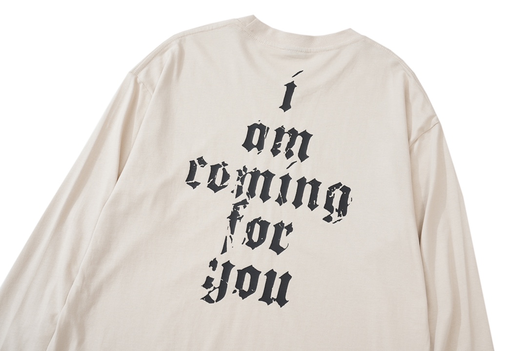 SAINTMICHAEL 大活躍 セントマイケル セットアップ激安通販 純綿 ゆたっり 長袖tシャツ プリント トップス カジュアル ホワイト_4