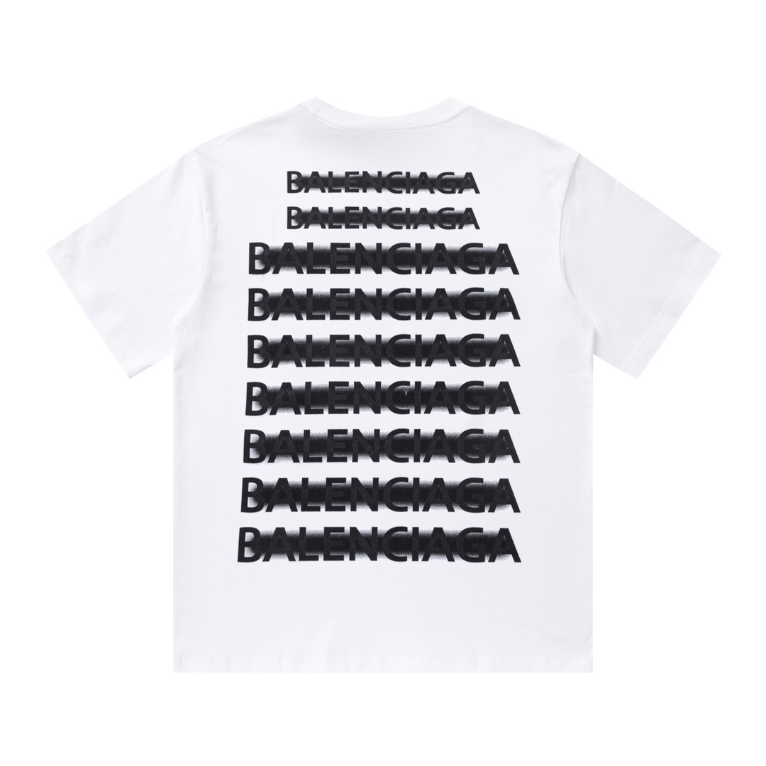 大人気個性がある 雰囲気 レディース バレンシアガtシャツn級品　ロゴ　プリント　ウォッシュ加工_2