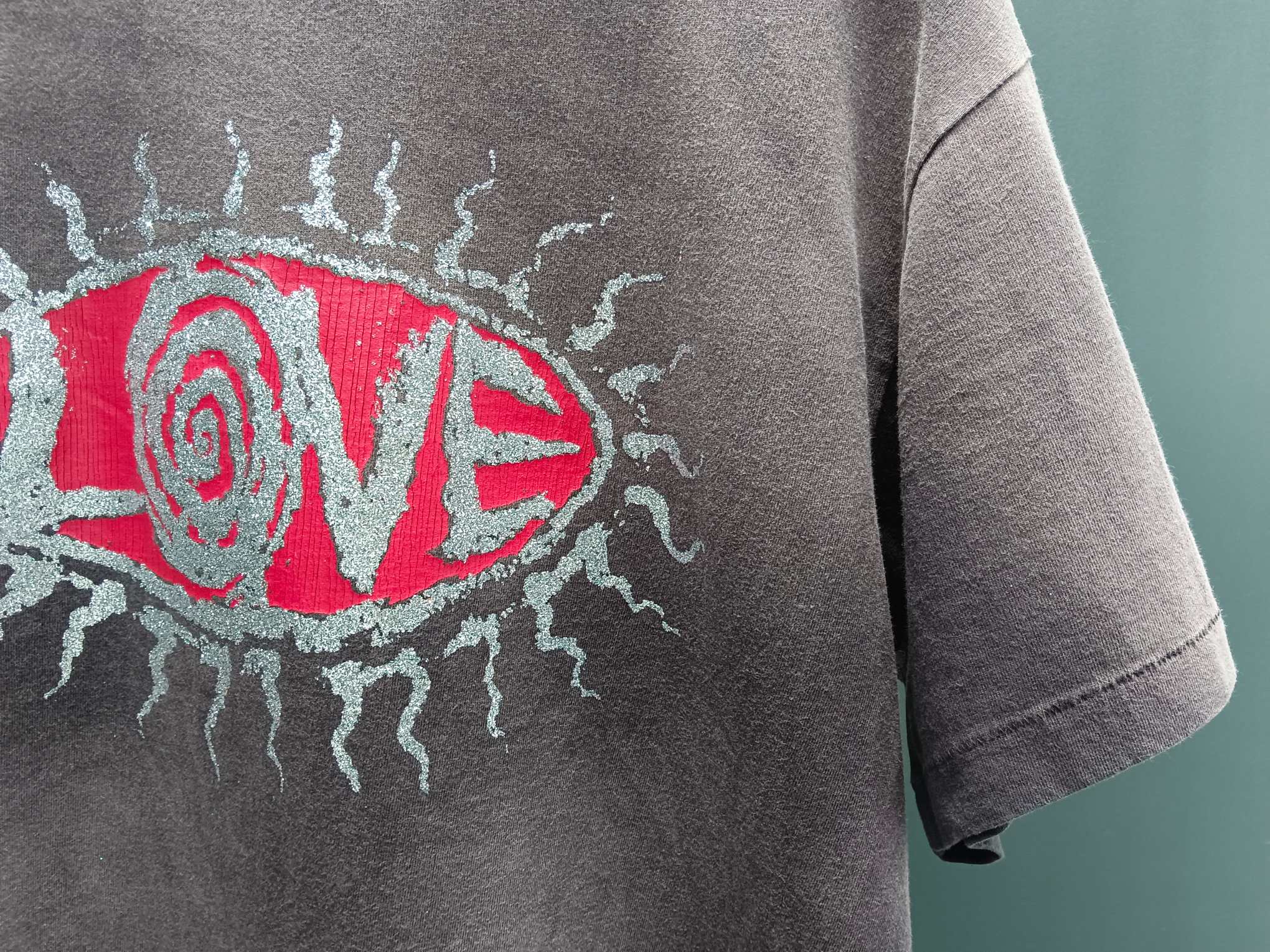 セントマイケル tシャツ メルカリスーパーコピー プリント 純綿 トップス 半袖 ファッション ゆったり 男女兼用 グレイ_4